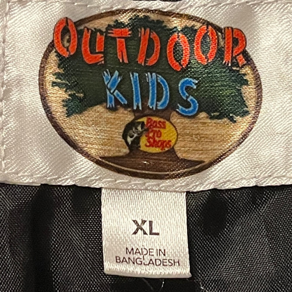 Bass Pro Shops Outdoor Kids Camo/Sherpa Hooded Pullover Jacket - Picture 5 of 5